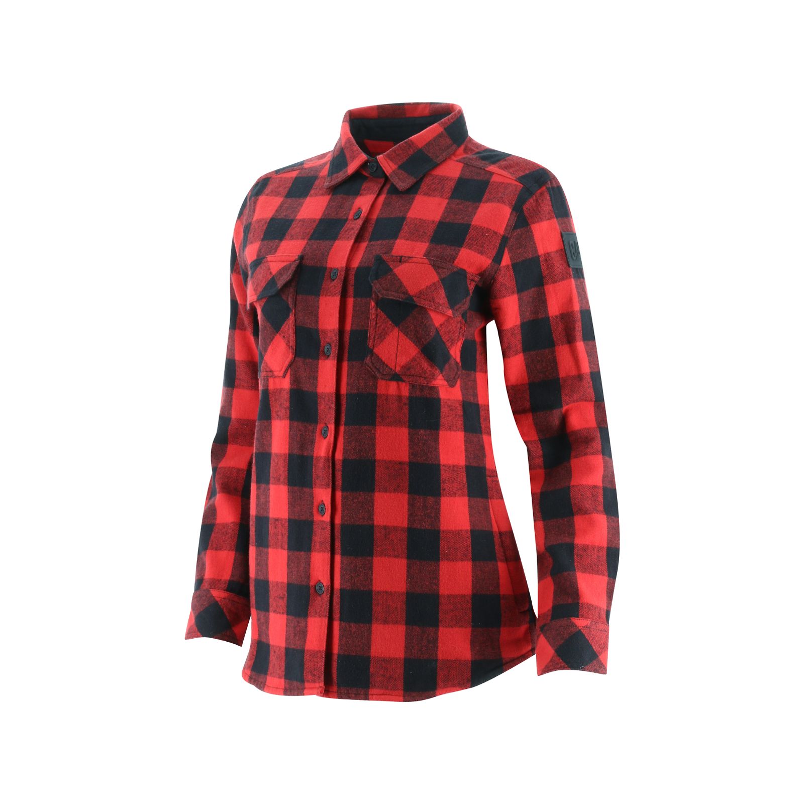 Caterpillar Clothing South Africa - Cat Women's Buffalo Check Heavyweight T-Shirts Red BH1523946